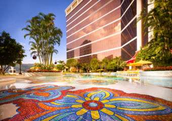 Wynn Palace Cotai swimming pool area